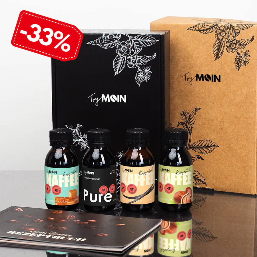 geschenkbox Try Moin Kaffee Konzentrat